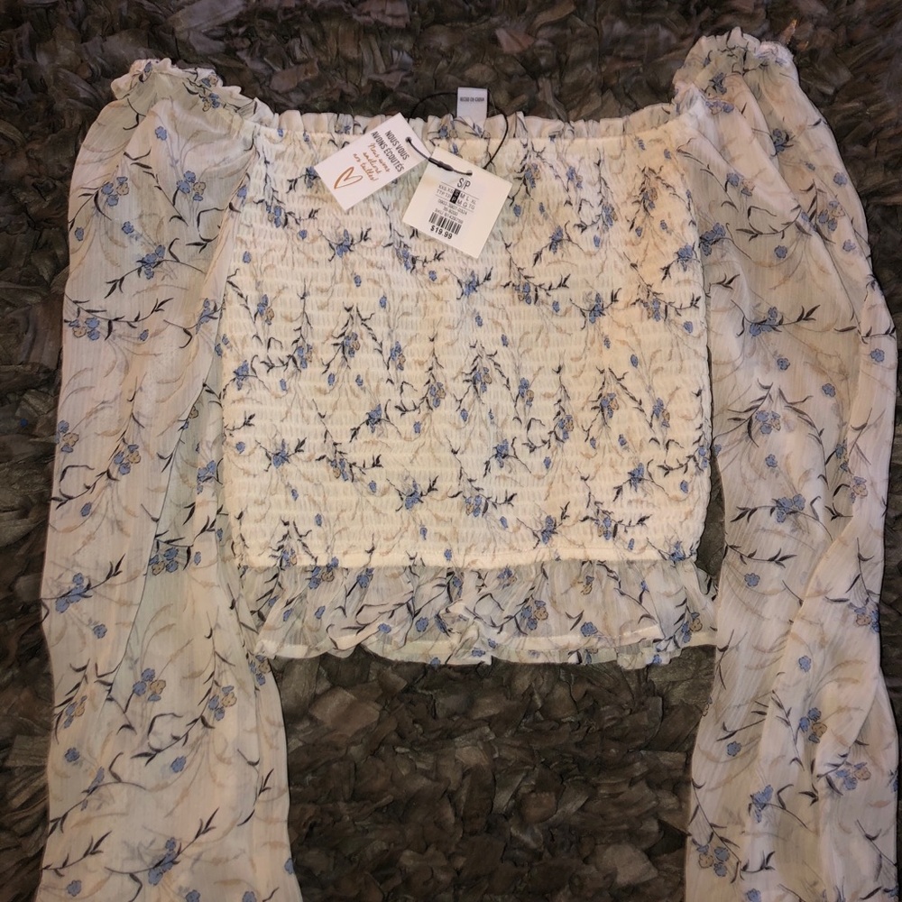 New off the shoulder top